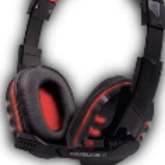 SOUNDLOGIC XT SONAR-XT Gaming Headphones with LED Lights & Built-in MIC RED NEW - Picture 5 of 9